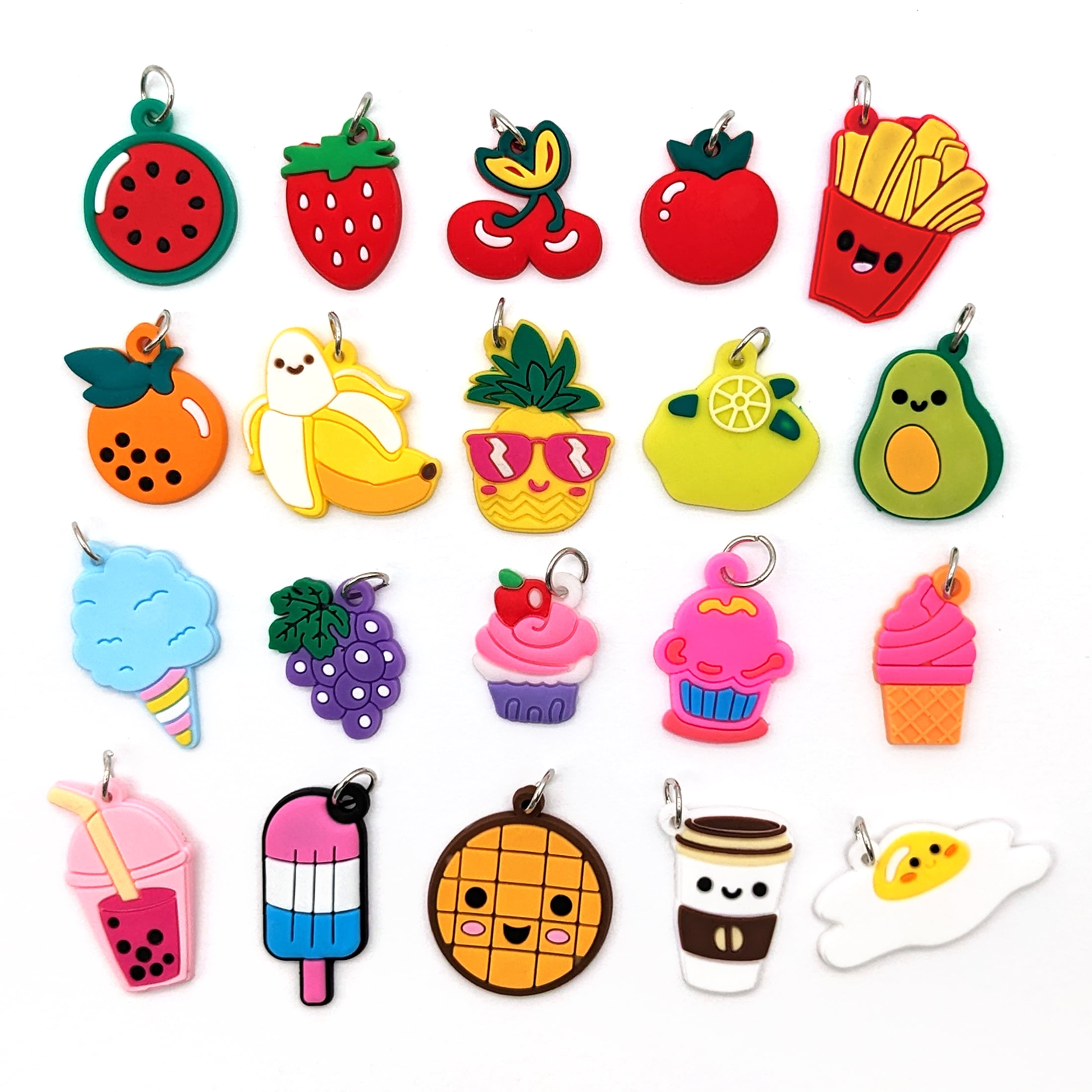(3 pack) Hello Hobby Silicone Charms for Crafts, Foodie Fun, Unisex Child - Image 4