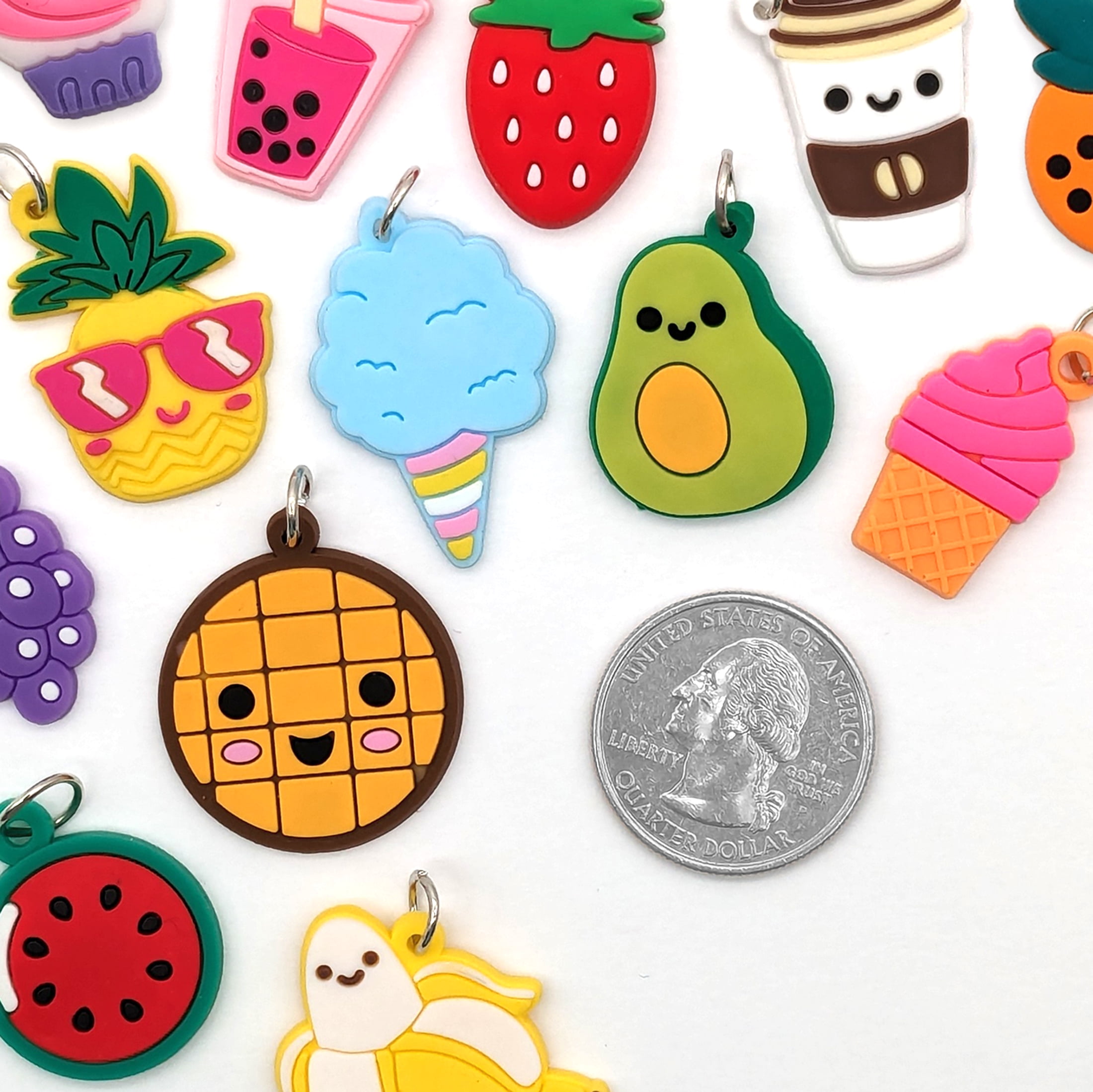(3 pack) Hello Hobby Silicone Charms for Crafts, Foodie Fun, Unisex Child - Image 5