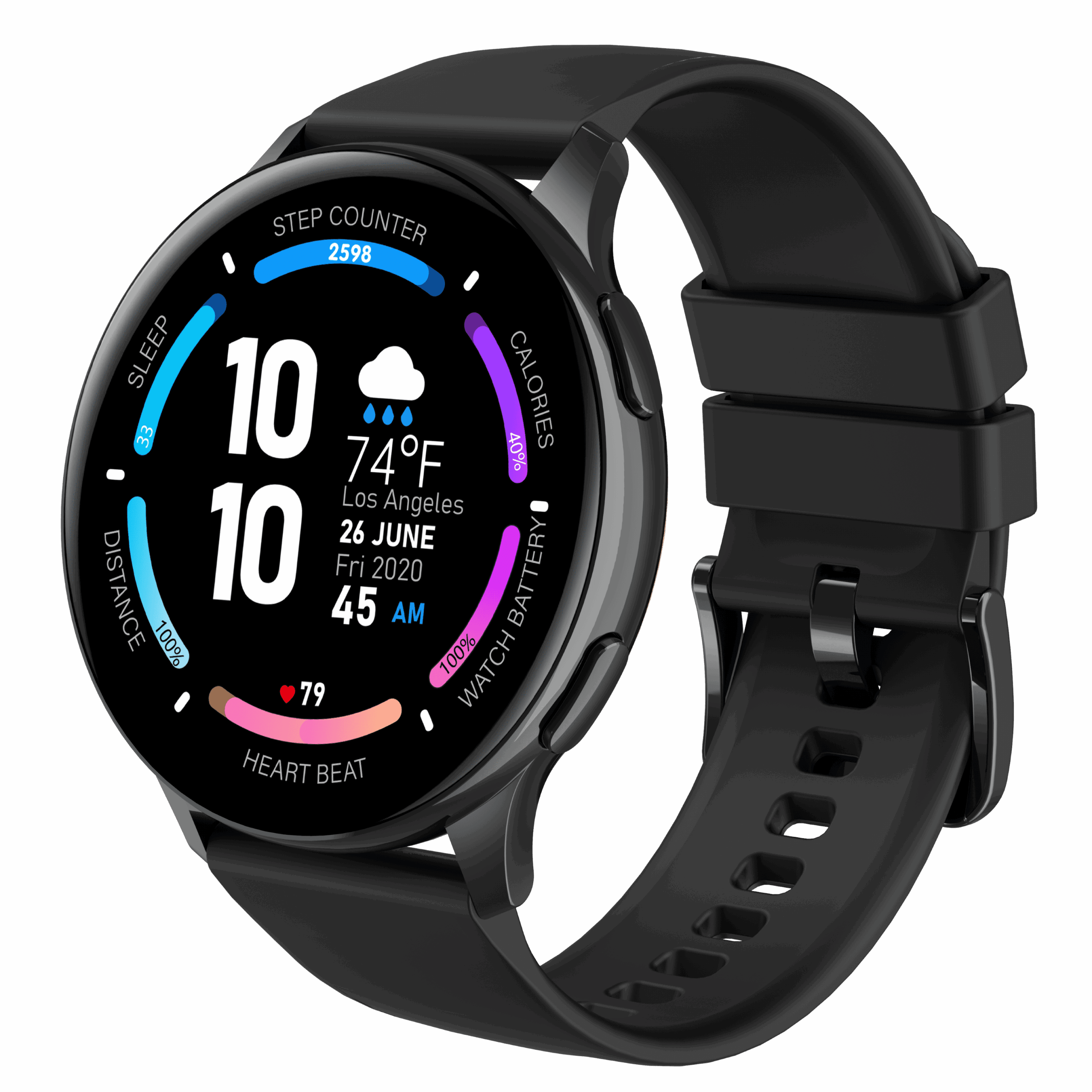 3Plus Callie Smartwatch with 1.43" AMOLED Display, Call Functionality, Heart Rate Monitor, IP68 Waterproof, 100 Workout Modes, Compatible with iPhone and Android