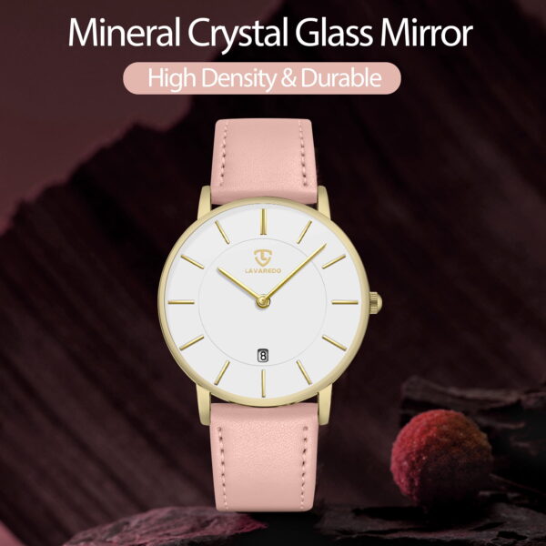 A ALPS Woman Watch Minimalist Leather Strap