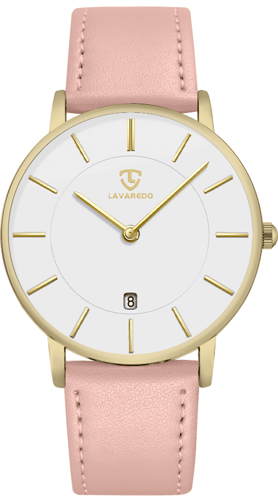 A ALPS Woman Watches Simple Watch for Woman Analog Ultra Thin Minimalist Wristwatches with Leather Strap Gifts for Women