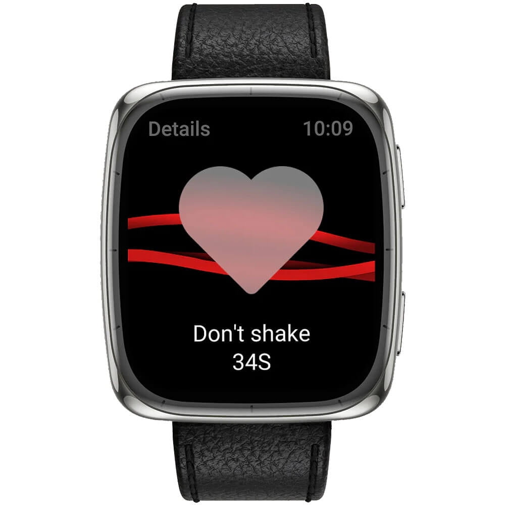 Amazfit Active 2 (Square) Smart Watch - Black Leather - Image 2