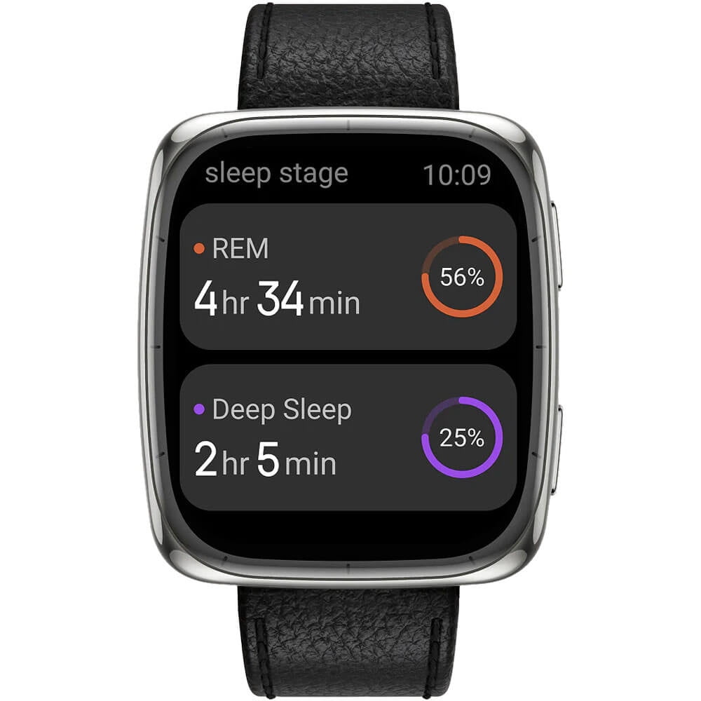 Amazfit Active 2 (Square) Smart Watch - Black Leather - Image 4