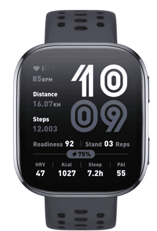 Amazfit Bip 6 Smart Watch 46mm, 14 Day Battery, 1.97" AMOLED Display, GPS & Free Maps, AI, Bluetooth Call & Text, w/Health, Fitness & Sleep Tracker, 140+ Workout Modes, Water-Resistance, Black - Image 2