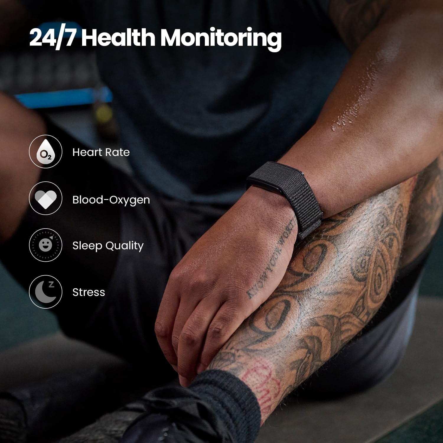Amazfit Helio Strap Fitness Tracker Wristband, 24/7 Activity & Sleep Tracker, 10 Days Battery, 27 Sports Modes, Strength Training, Hyrox Race, Subscription Free for Android & iPhone - Image 3