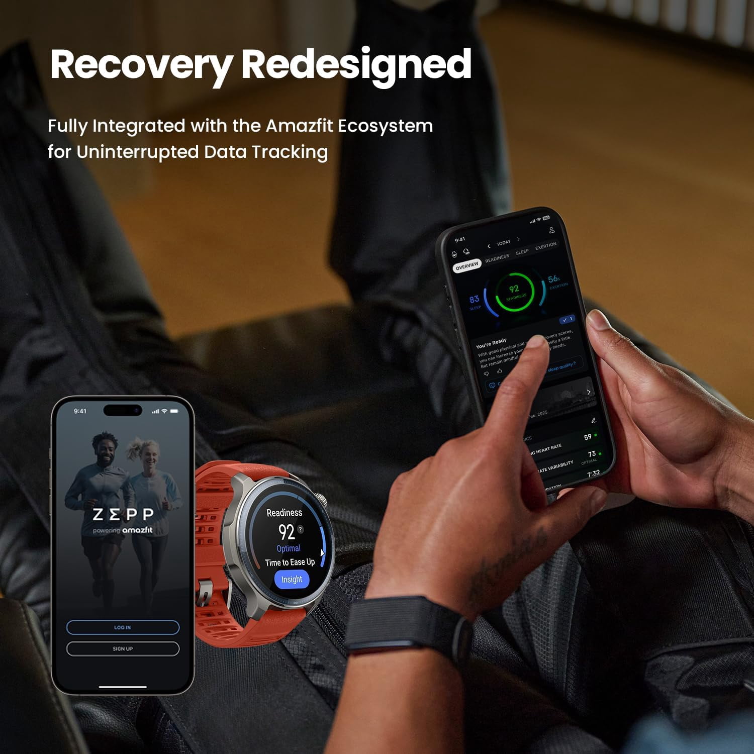 Amazfit Helio Strap Fitness Tracker Wristband, 24/7 Activity & Sleep Tracker, 10 Days Battery, 27 Sports Modes, Strength Training, Hyrox Race, Subscription Free for Android & iPhone - Image 4