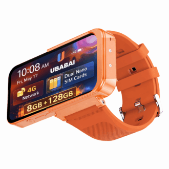 Android 12 Smart Watch with 3.97" HD Touchscreen, MT6762 8GB+256GB, App Support, Dual Camera