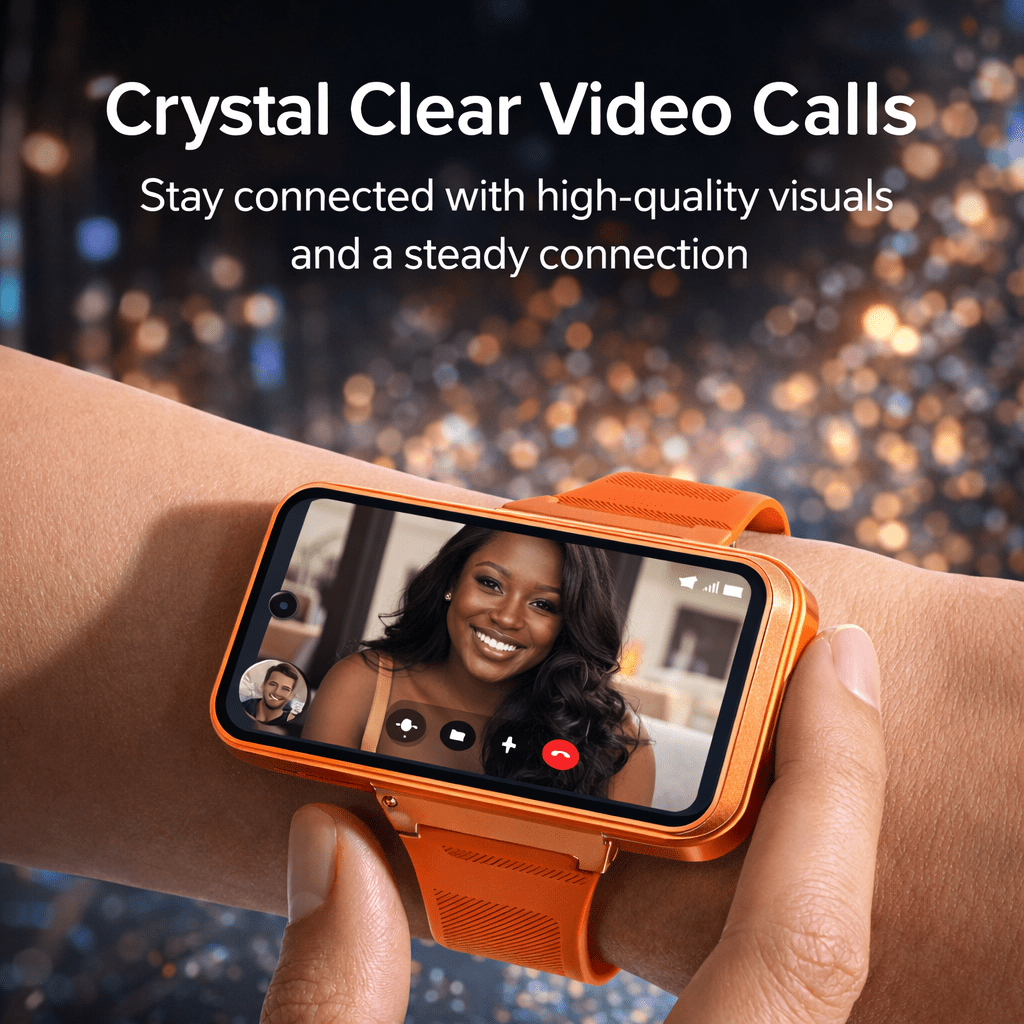 Android 12 Smart Watch with 3.97" HD Touchscreen, MT6762 8GB+256GB, App Support, Dual Camera - Image 5
