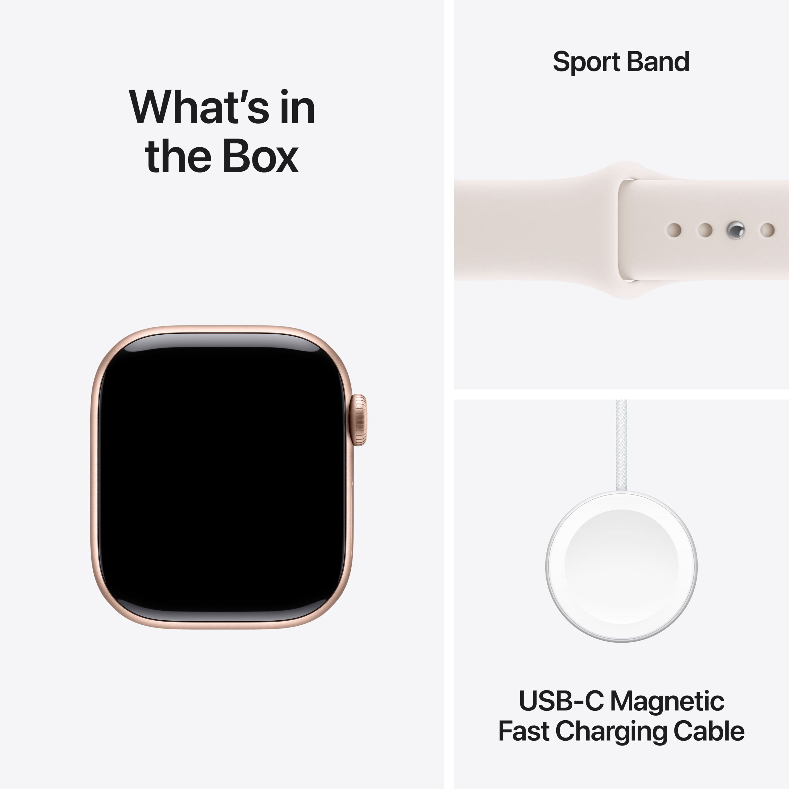 Apple Watch Series 11 GPS 42mm Rose Gold Aluminum Case with Light Blush Sport Band - S/M, 24 Hour Battery Life, 1 Each - Image 5