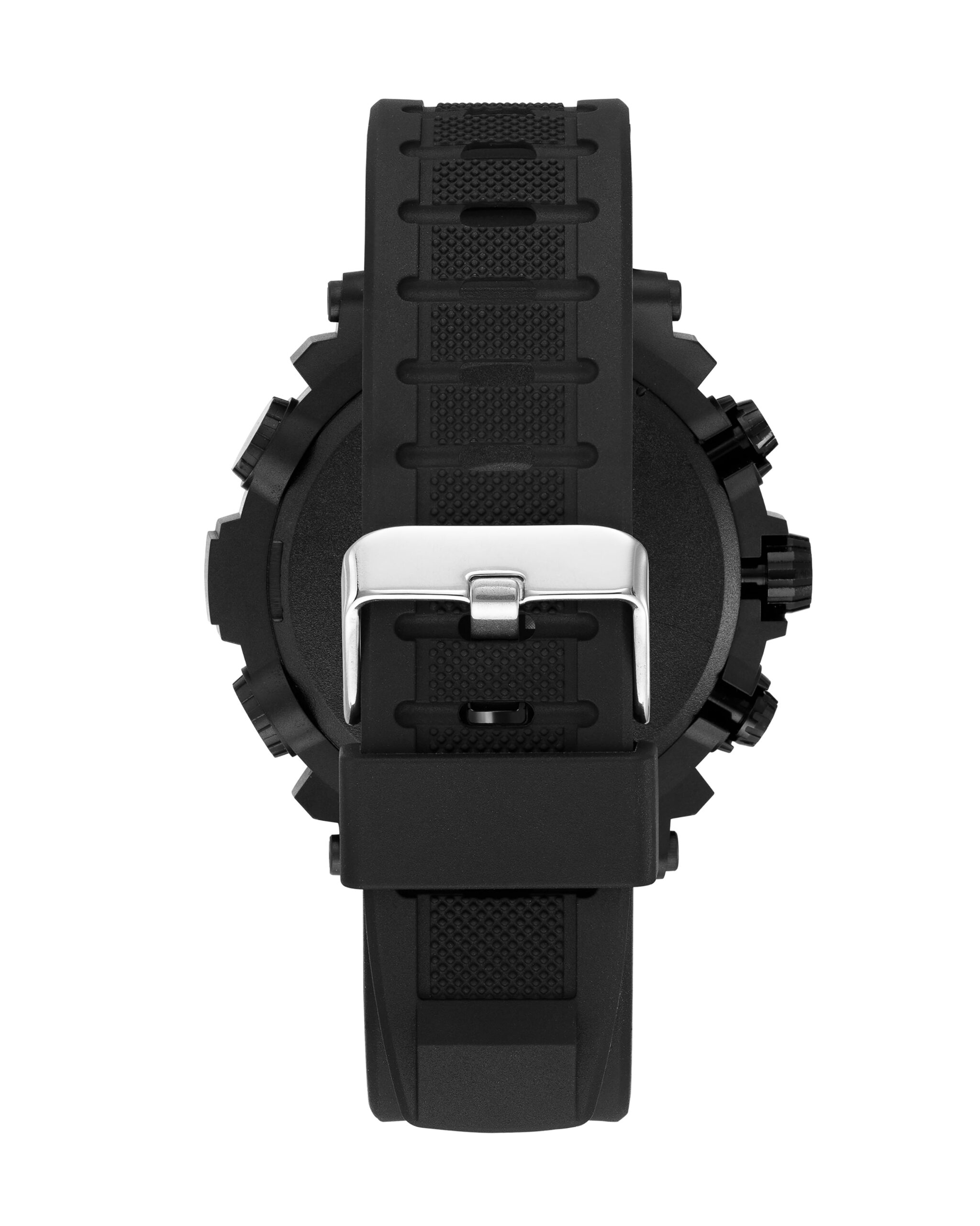 Armitron Sync Adult 53mm w/Voice Assistant & Backlight Smart Watch w/Charging Cable & Watch Band, Black - Image 4