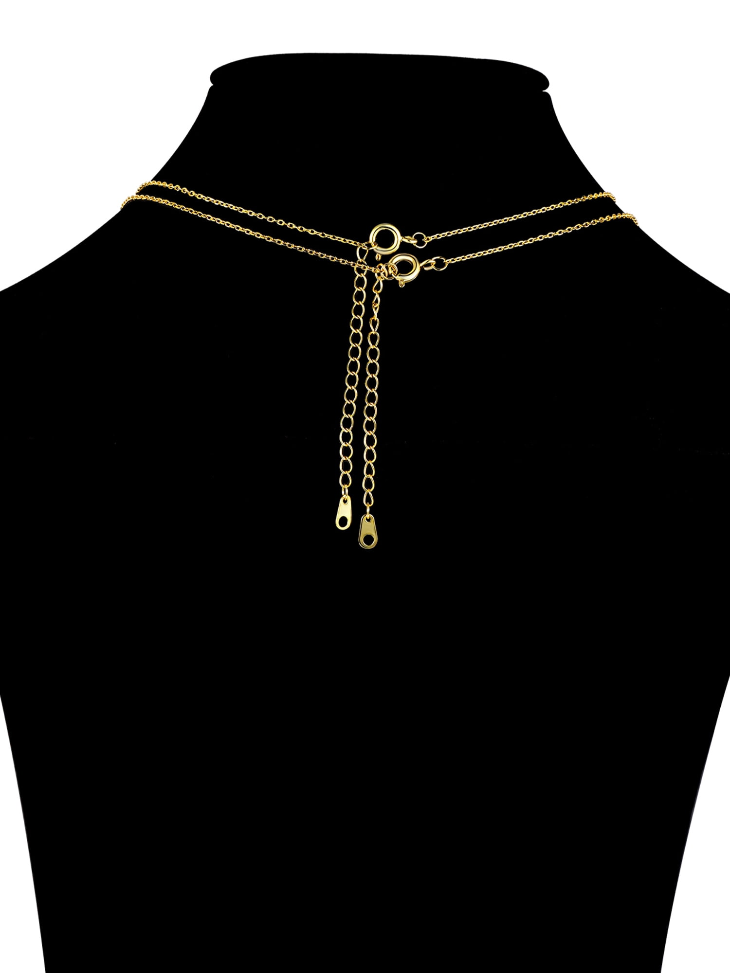 Believe by Brilliance Mother of Pearl & Cubic Zirconia Butterfly Necklaces in 14KT Gold Flash Plated - Image 3