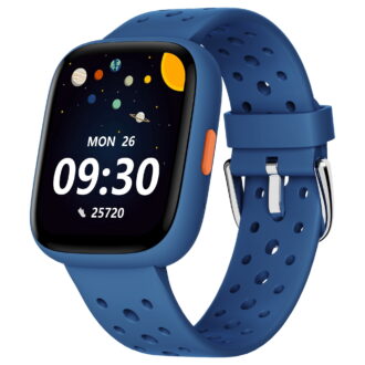 BIGGERFIVE Smart Watch for Kids No APP No Phone Needed, 1.8" Fitness Tracker Watch Pedometer, Sleep Monitor, IP68 Waterproof, Step Counter, Puzzle Games for Girls Boys Teens 5-16, Blue