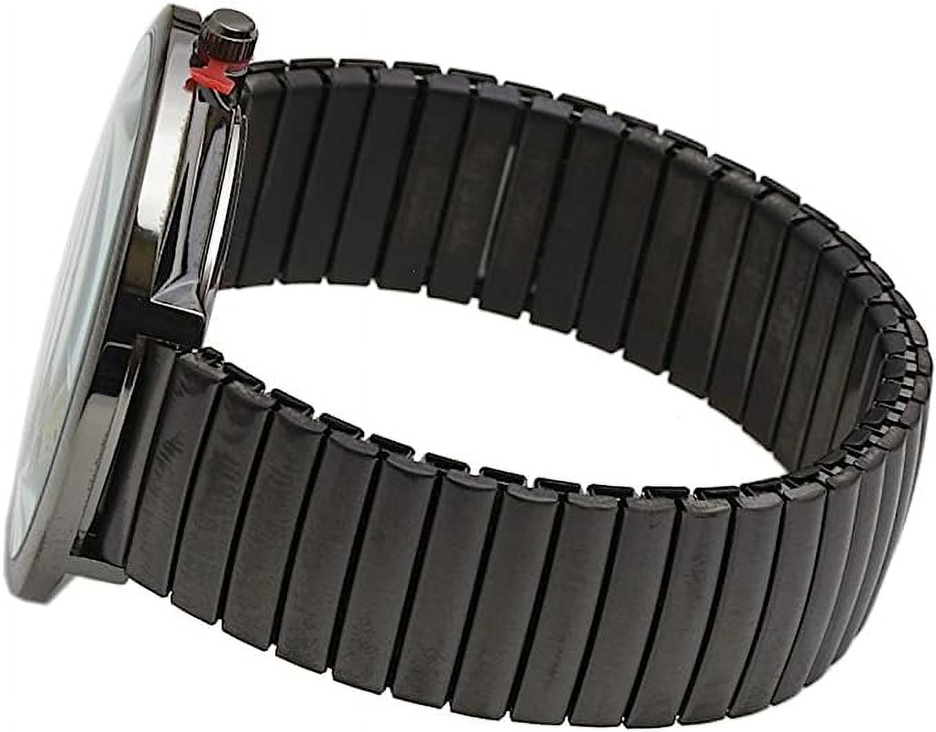 Blekon Collections Women's Super Large Face Stretch Band Watch, Japanese Movement PC21J, Adults - Image 4