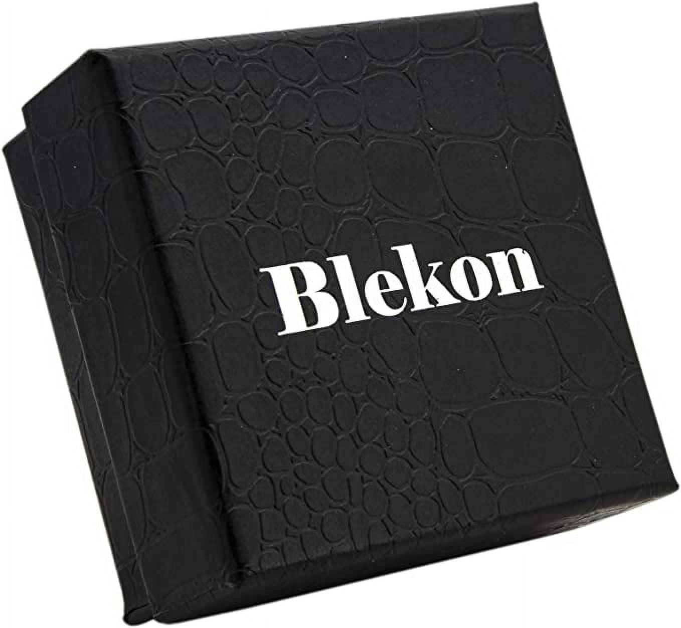Blekon Women’s Mother of Pearl Cuff Watch – 31mm Case, Japanese Quartz, Hinged Bangle - Image 4