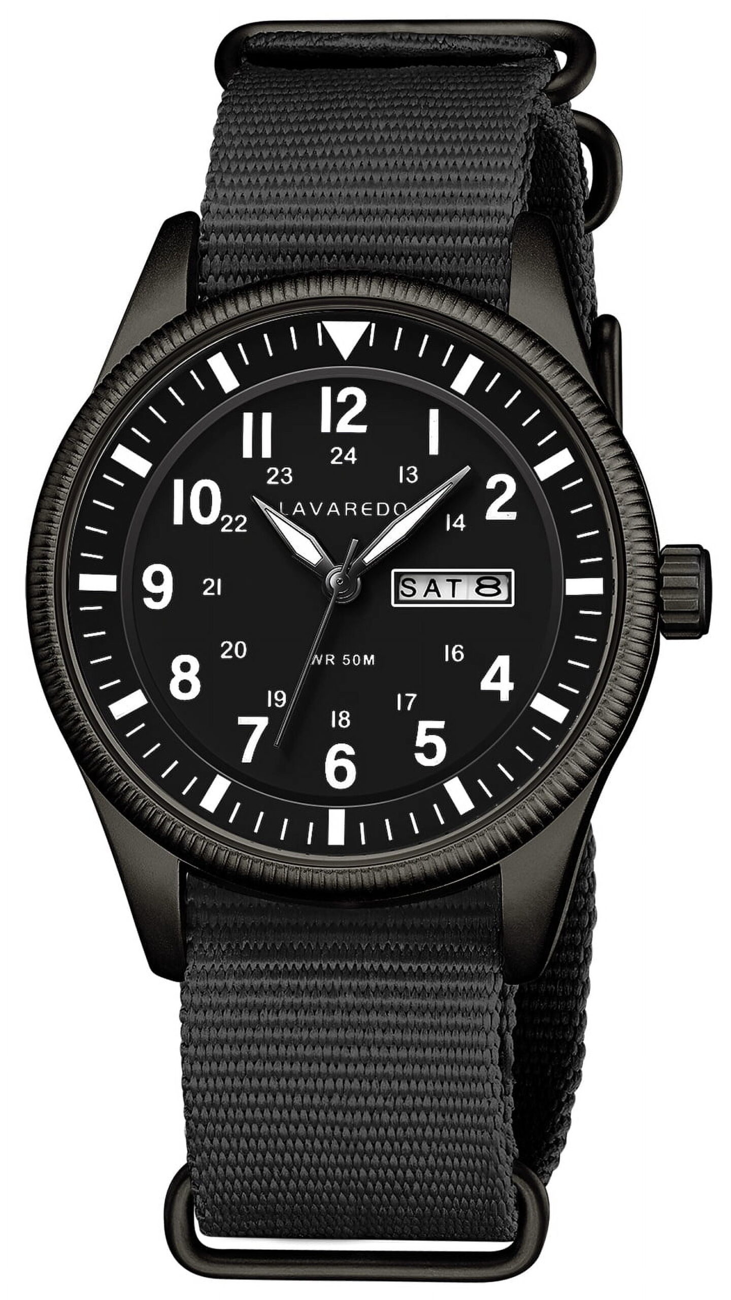 Bomieux Watches for Men Military Sport Watch with Nylon Strap Stylish Luminous Analog Quartz Watch Gift for Men