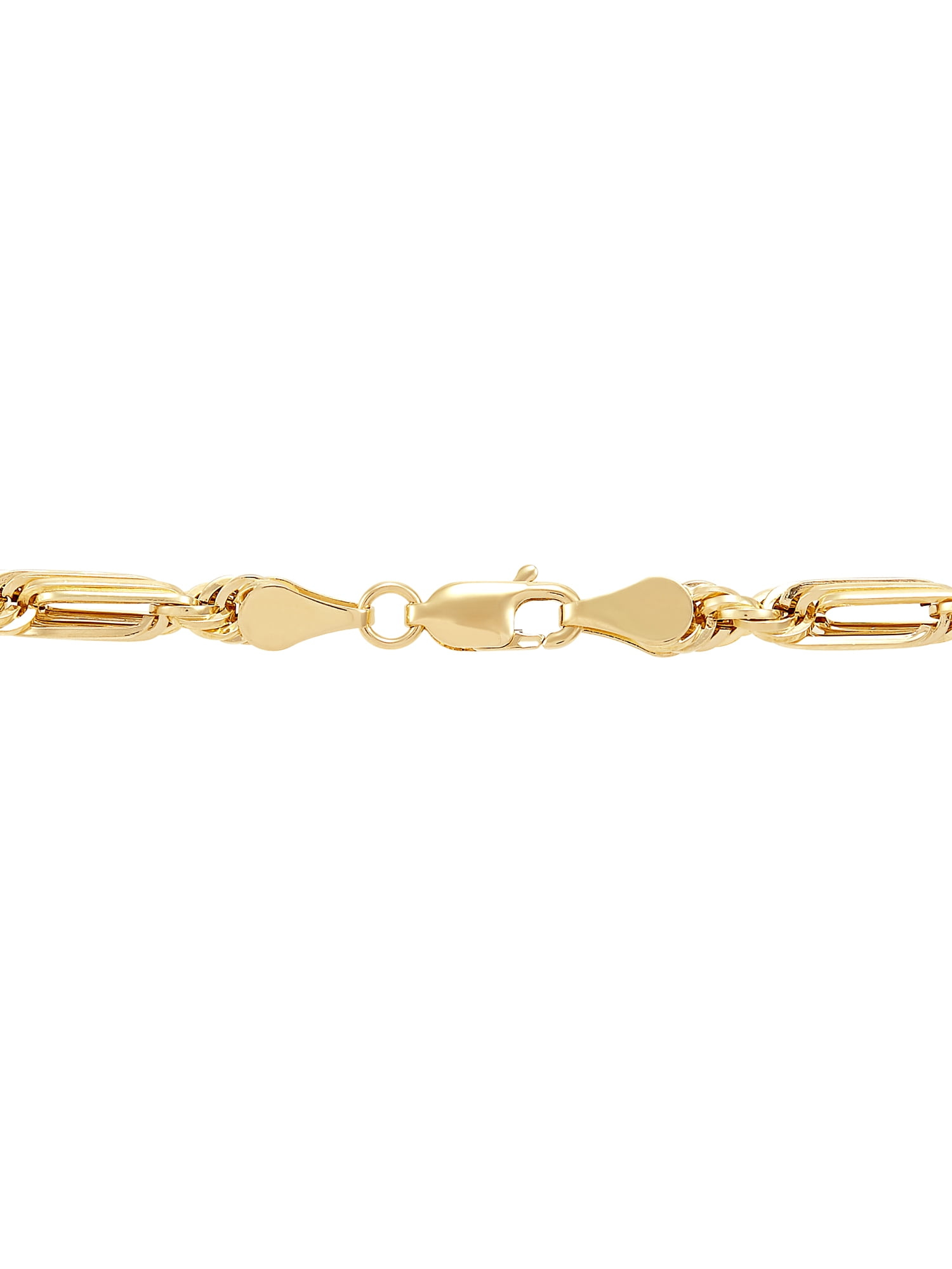 Brilliance Fine Jewelry 10K Yellow Gold 4.00MM Milano Hollow Rope Necklace, 20" - Image 2