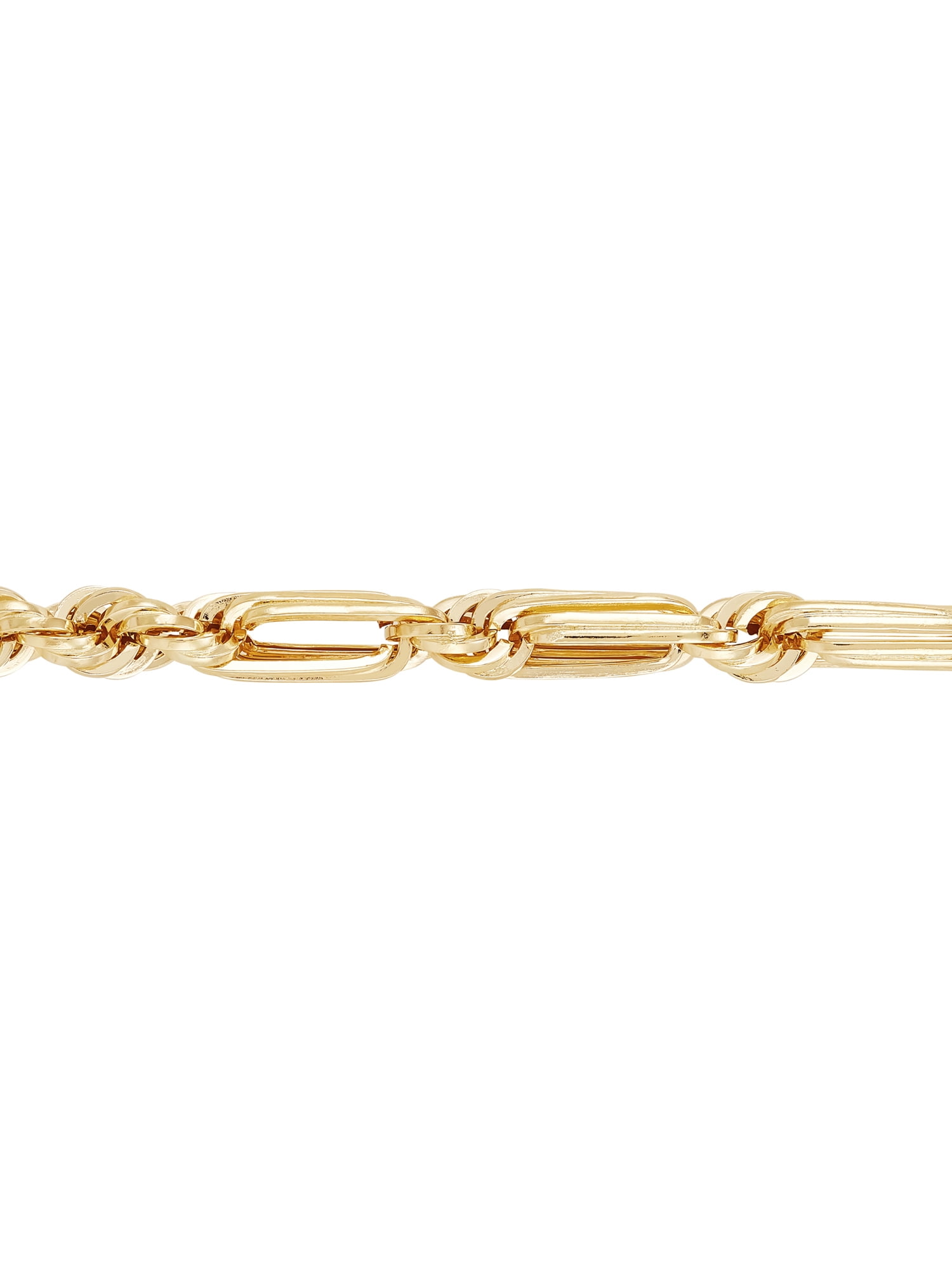 Brilliance Fine Jewelry 10K Yellow Gold 4.00MM Milano Hollow Rope Necklace, 20" - Image 3