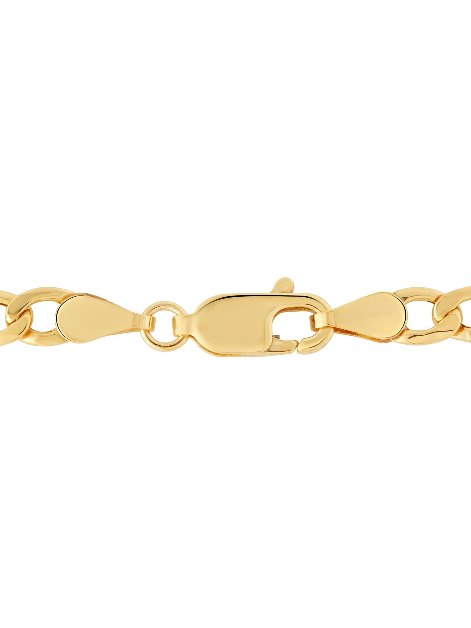 Brilliance Fine Jewelry 10K Yellow Gold 4.40MM Hollow Figaro Necklace, 22" - Image 3