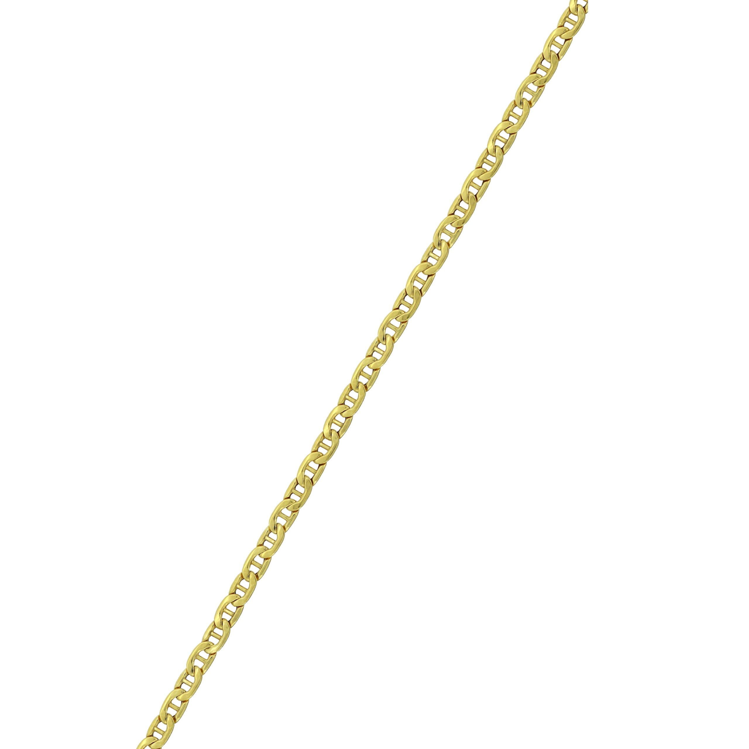 Brilliance Fine Jewelry 10K Yellow Gold Mariner Chain Necklace, 20"