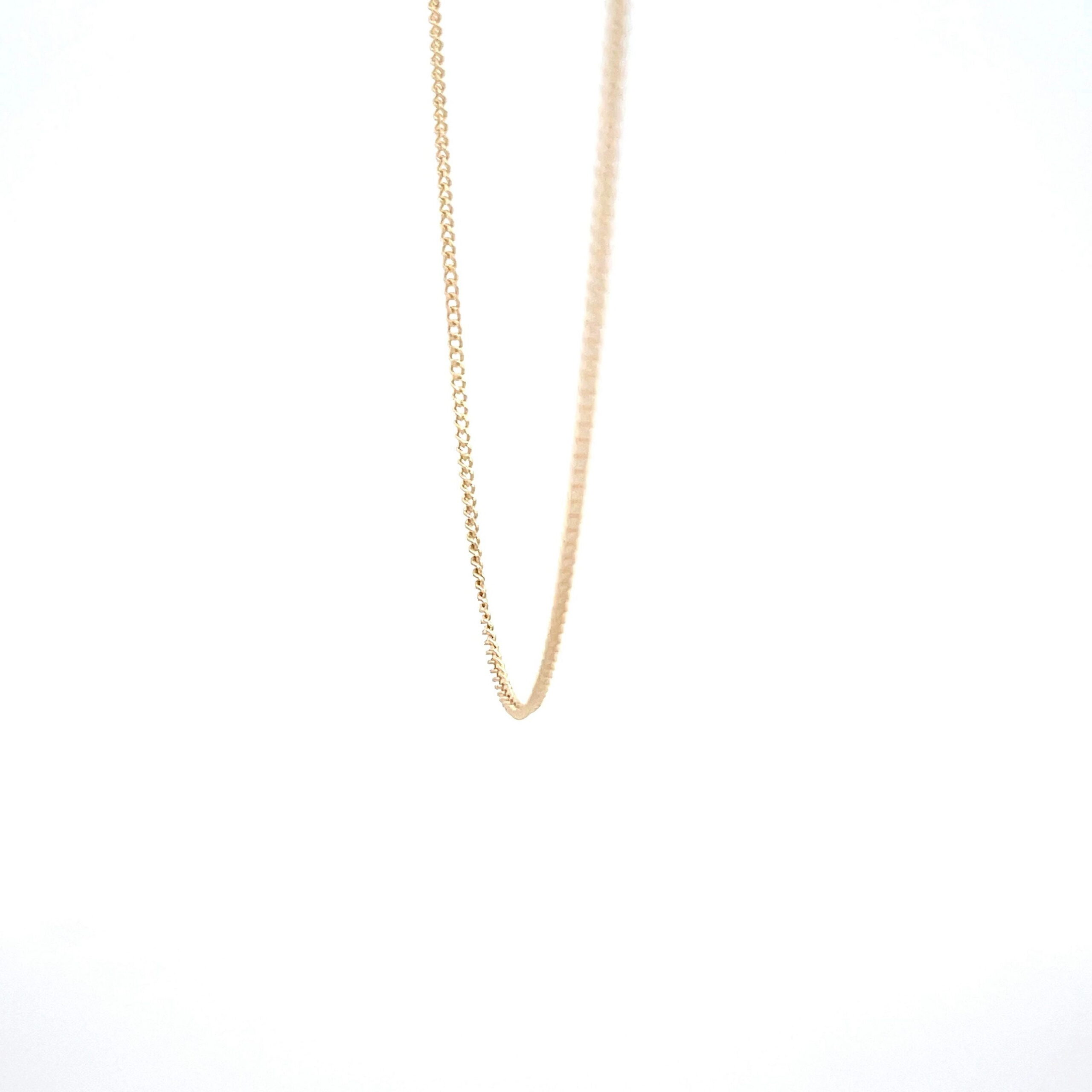 Brilliance Fine Jewelry 14 KT Yellow Gold Adjustable 16"-18" Diamond Cut Chain - Image 5