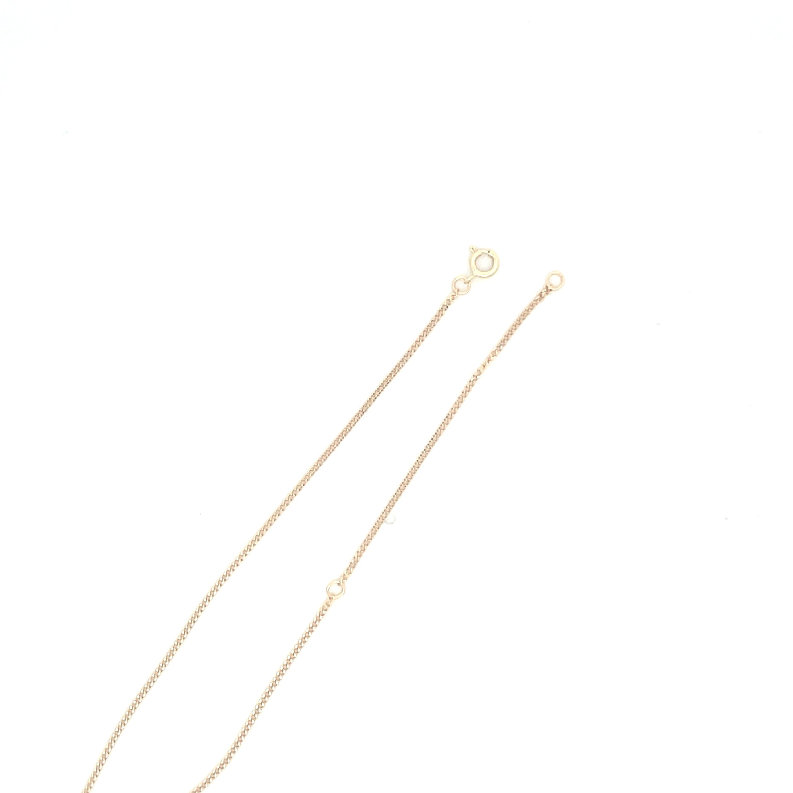 Brilliance Fine Jewelry 14 KT Yellow Gold Adjustable 16"-18" Diamond Cut Chain - Image 4