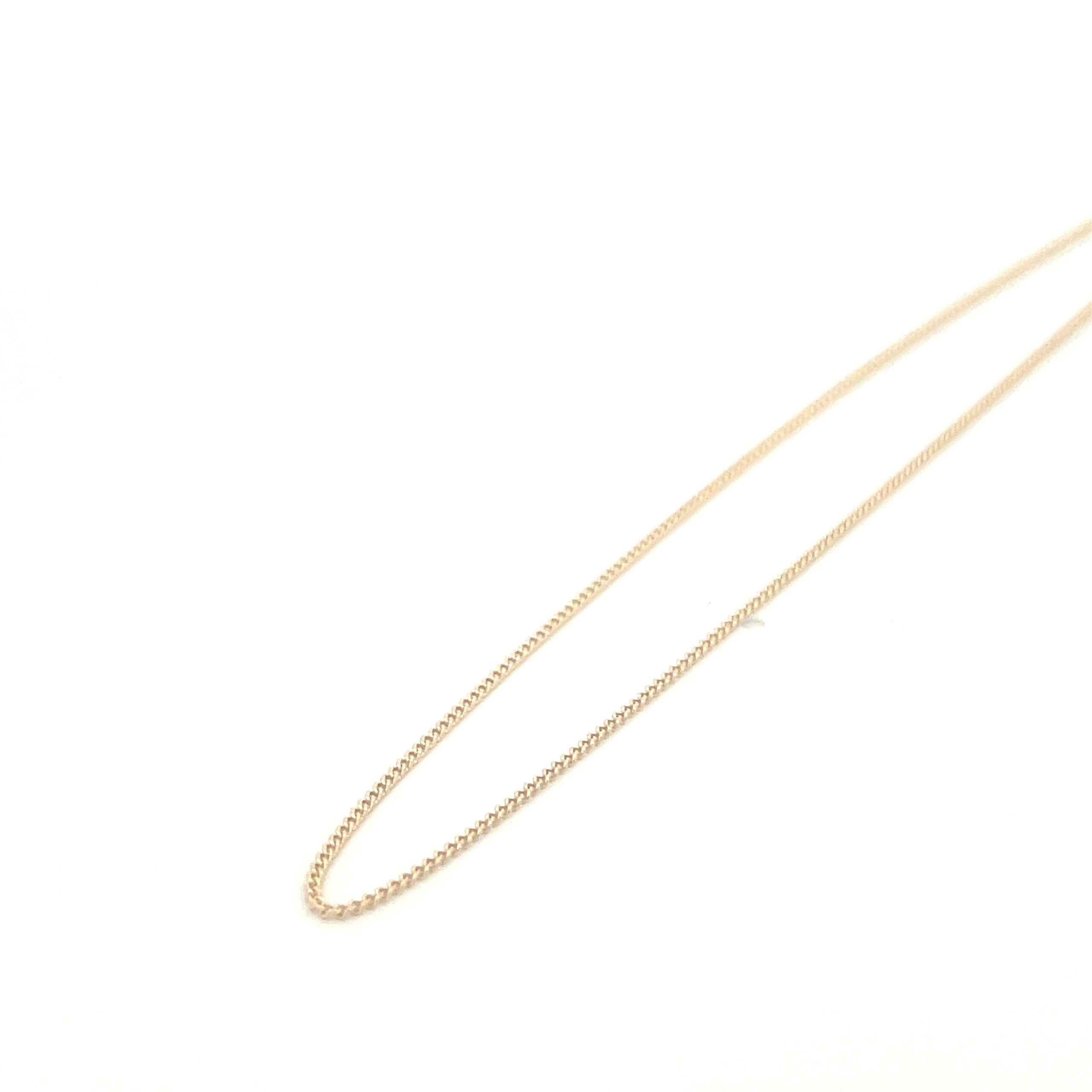 Brilliance Fine Jewelry 14 KT Yellow Gold Adjustable 16"-18" Diamond Cut Chain - Image 2