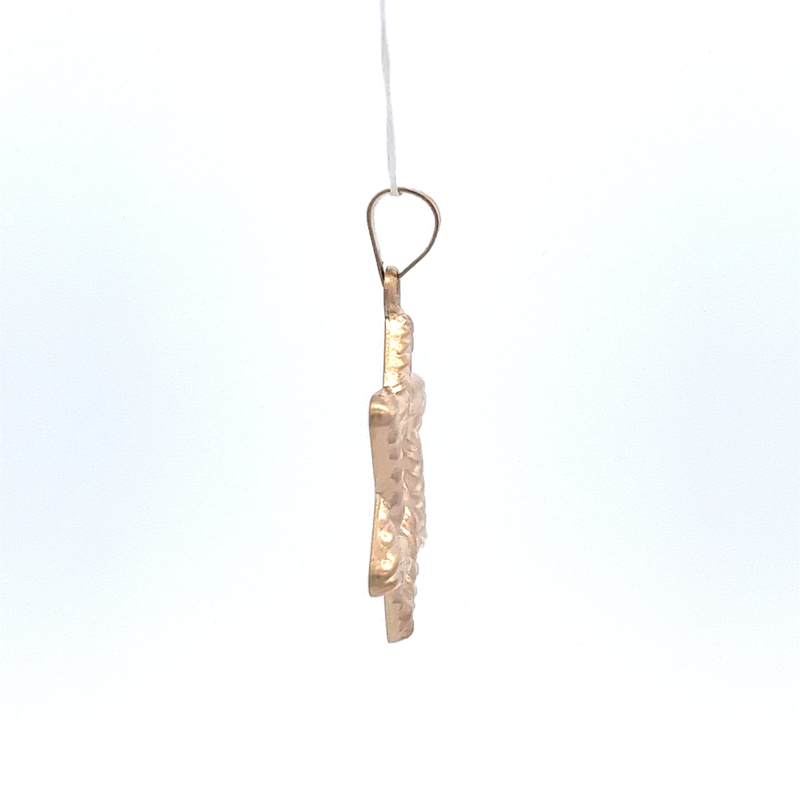 Brilliance Fine Jewelry 14 KT Yellow Gold Braided Jewish Star Of David Pendant - Image 3