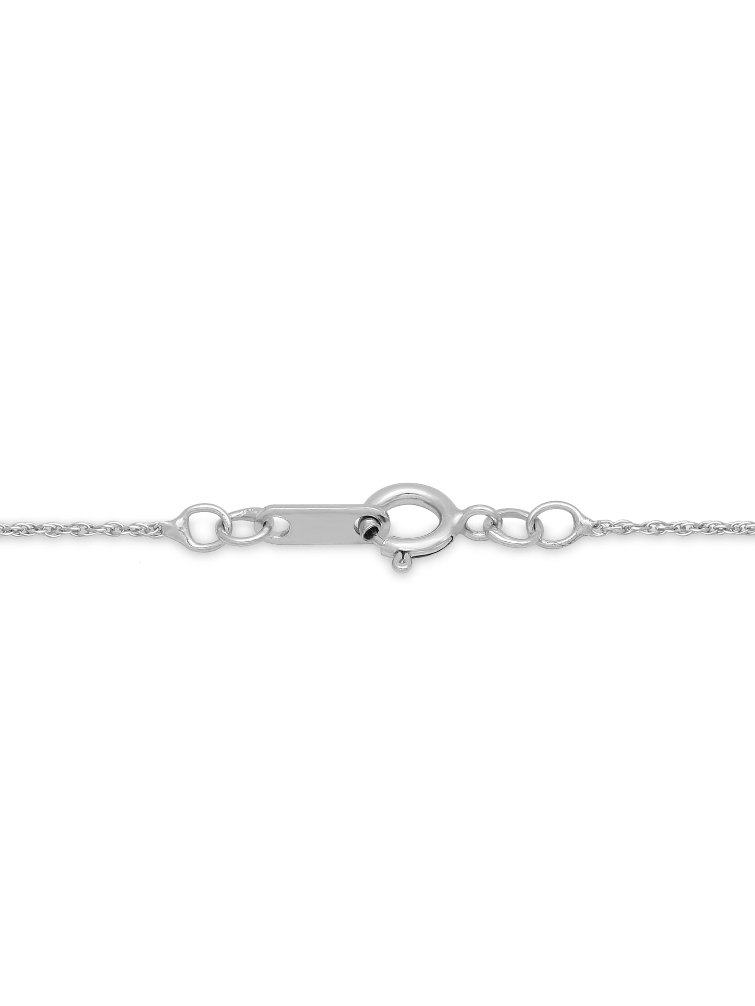 Brilliance Fine Jewelry Created Opal and Cubic Zirconia Cross Pendant in Sterling Silver - Image 2