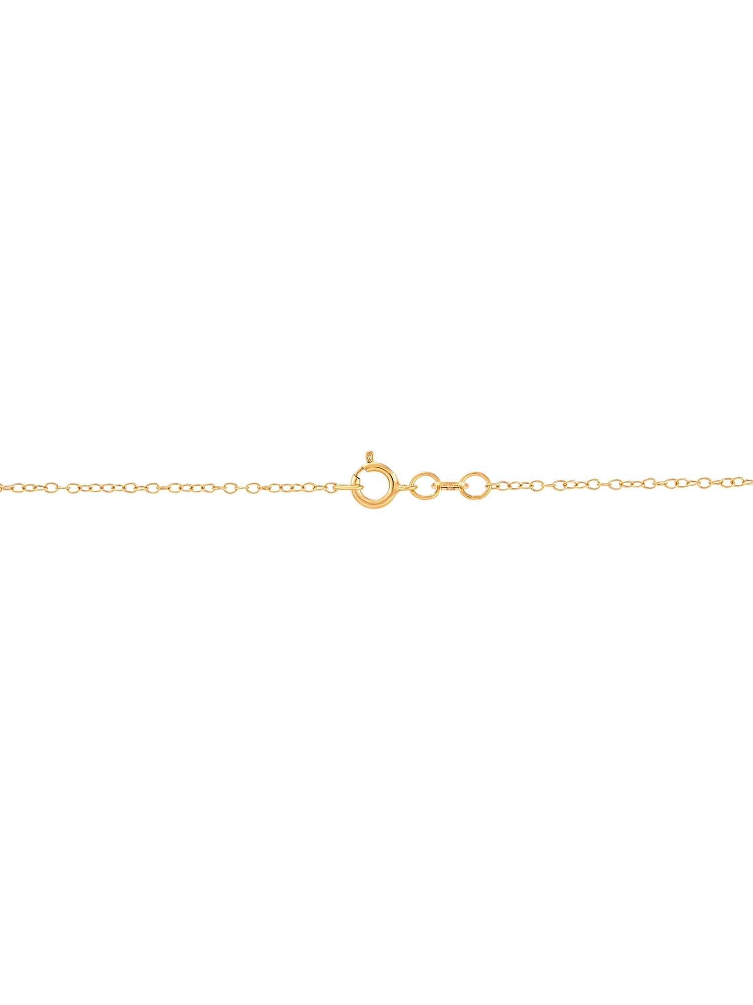Brilliance Fine Jewelry Cross Double Hearts Pendant in Sterling Silver and 18k Gold Plate, 18" - Image 3