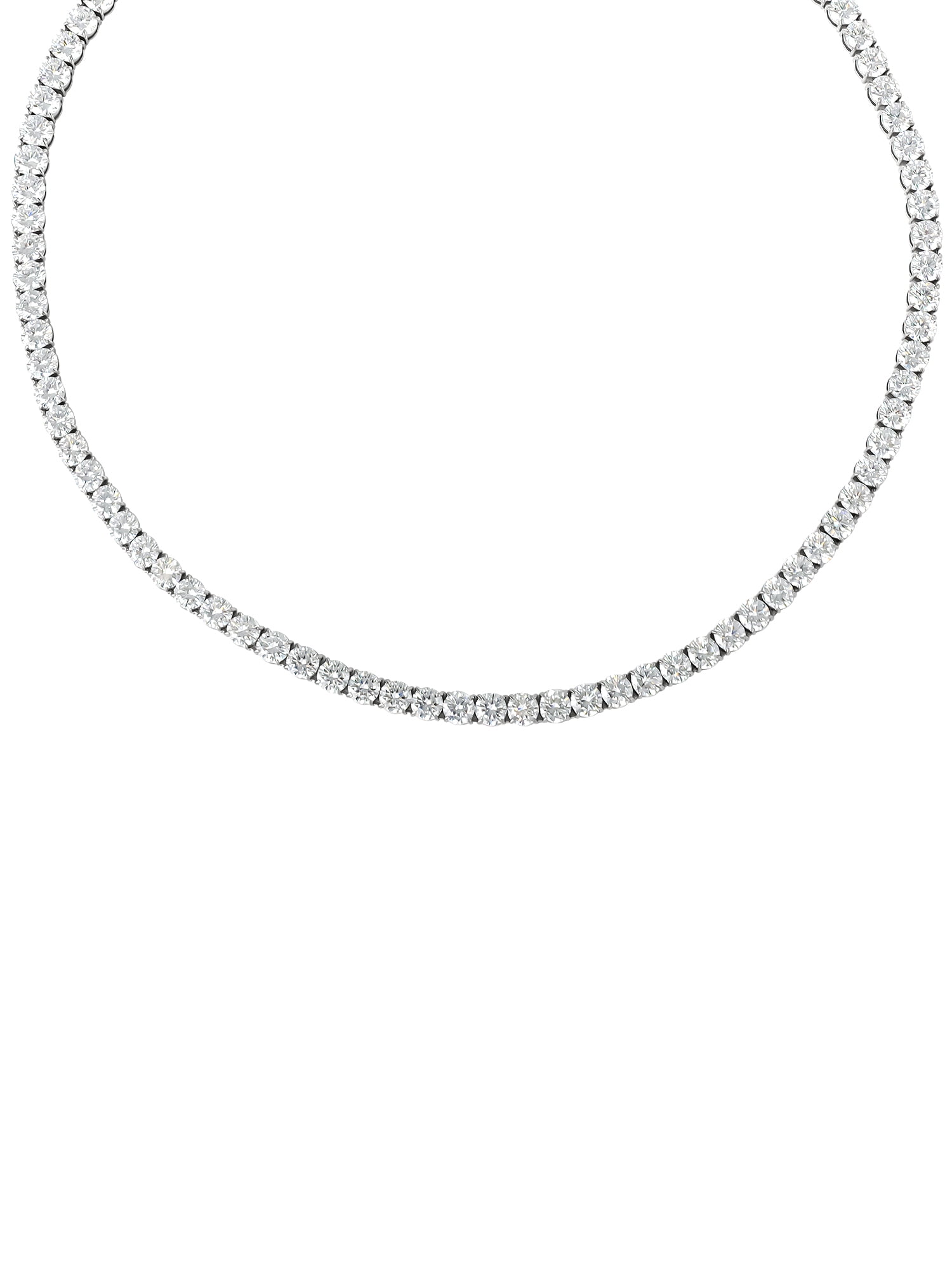 Brilliance Fine Jewelry Men’s Stainless Steel CZ 7 mm Necklace, 22″ - Image 3