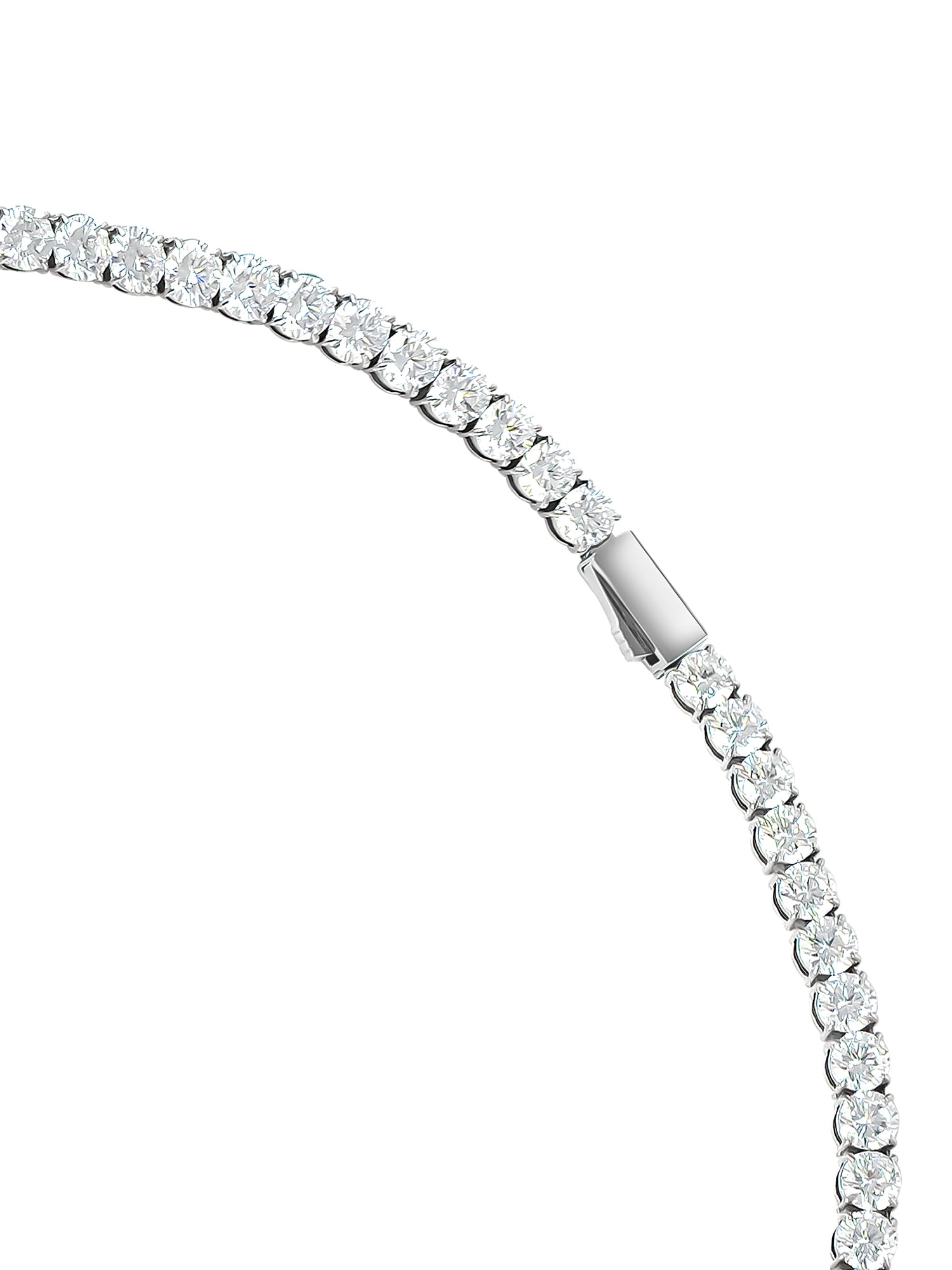 Brilliance Fine Jewelry Men’s Stainless Steel CZ 7 mm Necklace, 22″ - Image 5