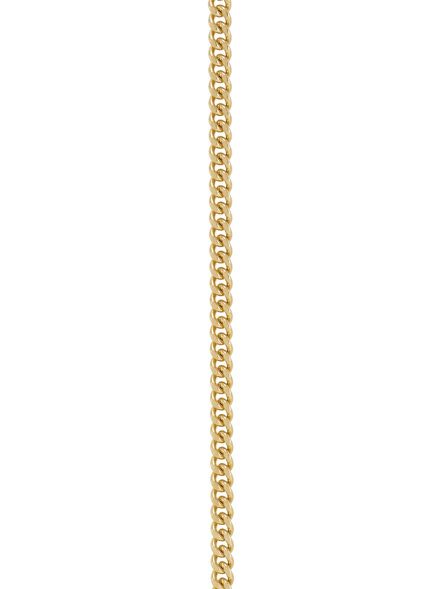 Brilliance Fine Jewelry Stainless Steel Gold-Filled and Rhodium Crucifix Pendant, 24" Necklace - Image 2