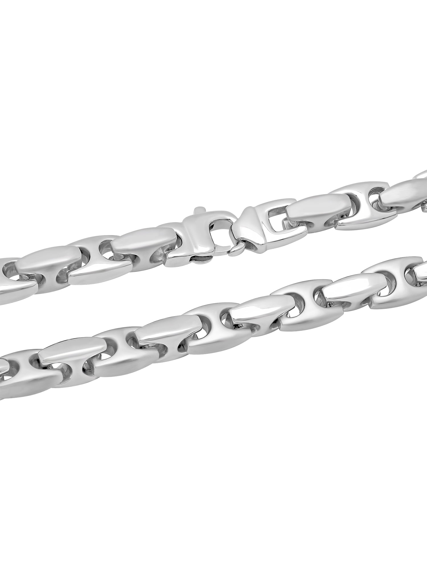 Brilliance Fine Jewelry Stainless Steel Mariner Link Chain, 24" - Image 3