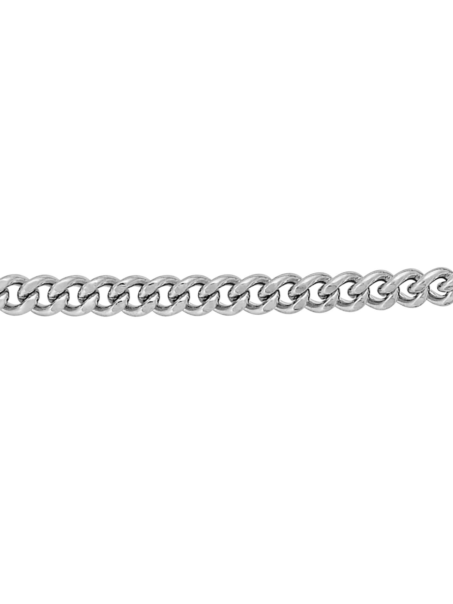 Brilliance Fine Jewelry Sterling Silver Latin Cross on Stainless Necklace, 24" - Image 3