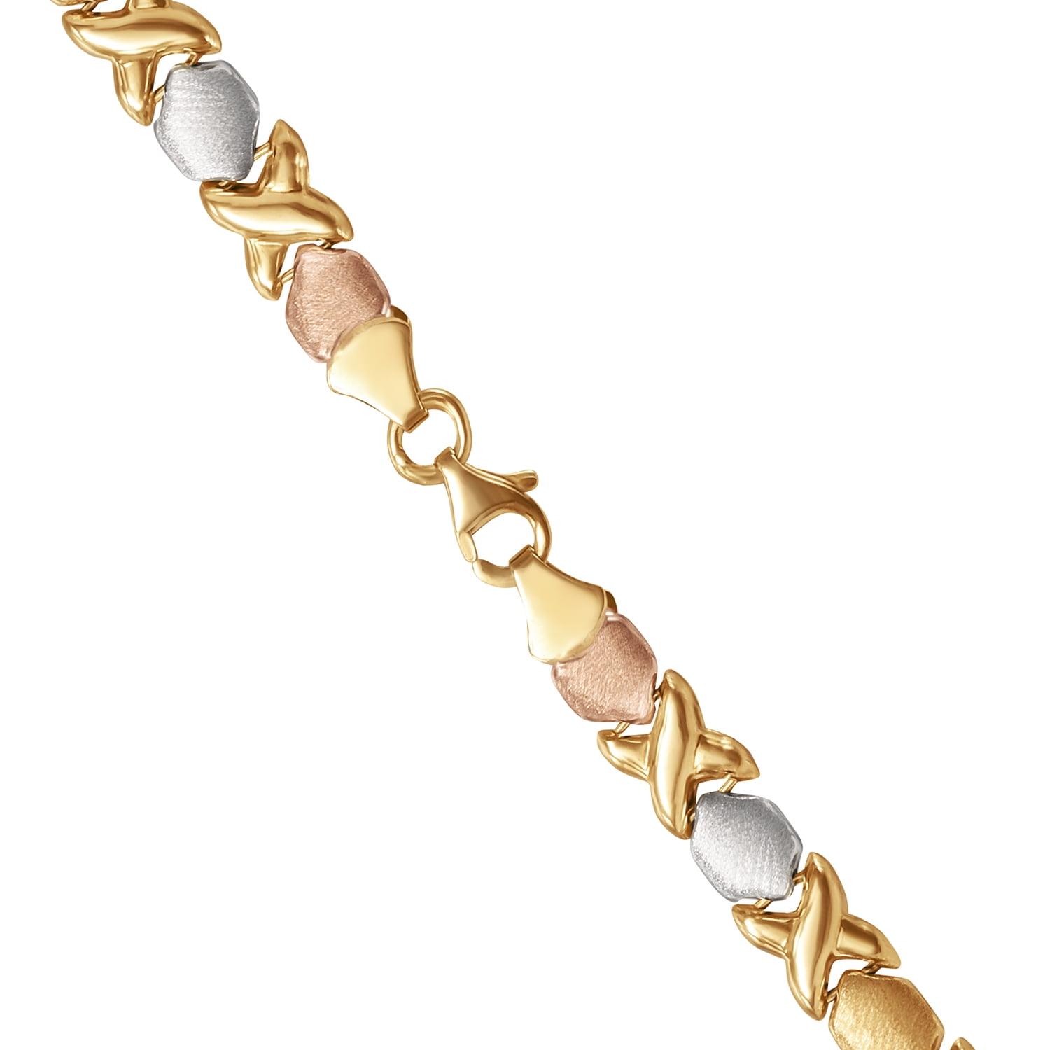 Brilliance Fine Women's Hugs and Kisses Gold-Plated Sterling Silver Necklace, 17.5 Inches - Image 5