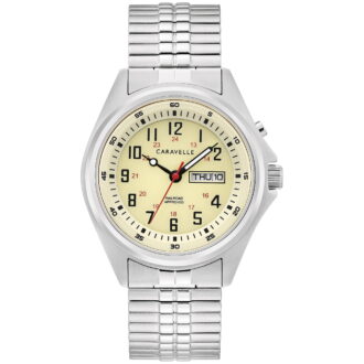 Caravelle by Bulova Men's Stainless Steel Expansion Band Watch - 43C124