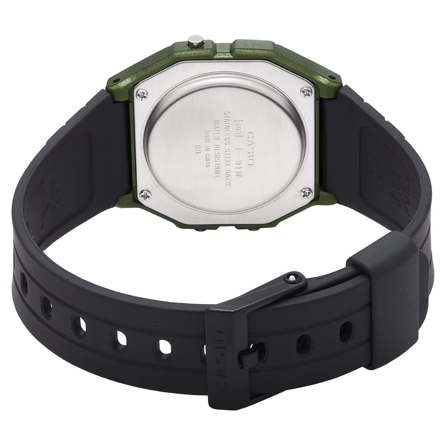 Casio Adult Men's Basic Digital Watch F91WM-3A - Image 3