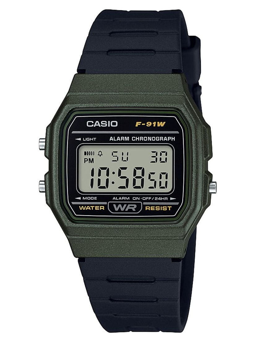 Casio Adult Men's Basic Digital Watch F91WM-3A