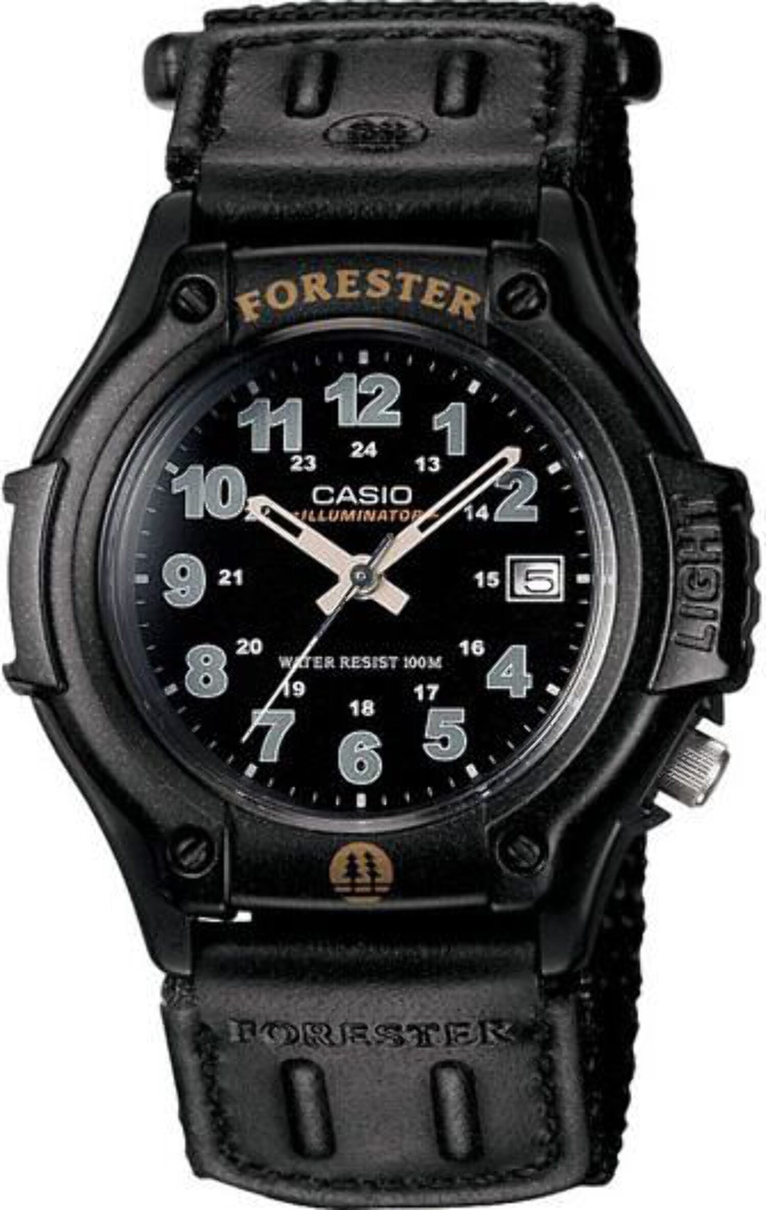 Casio FT500WVB-1B Men's Forester Sports Black Dial Black Resin Watch