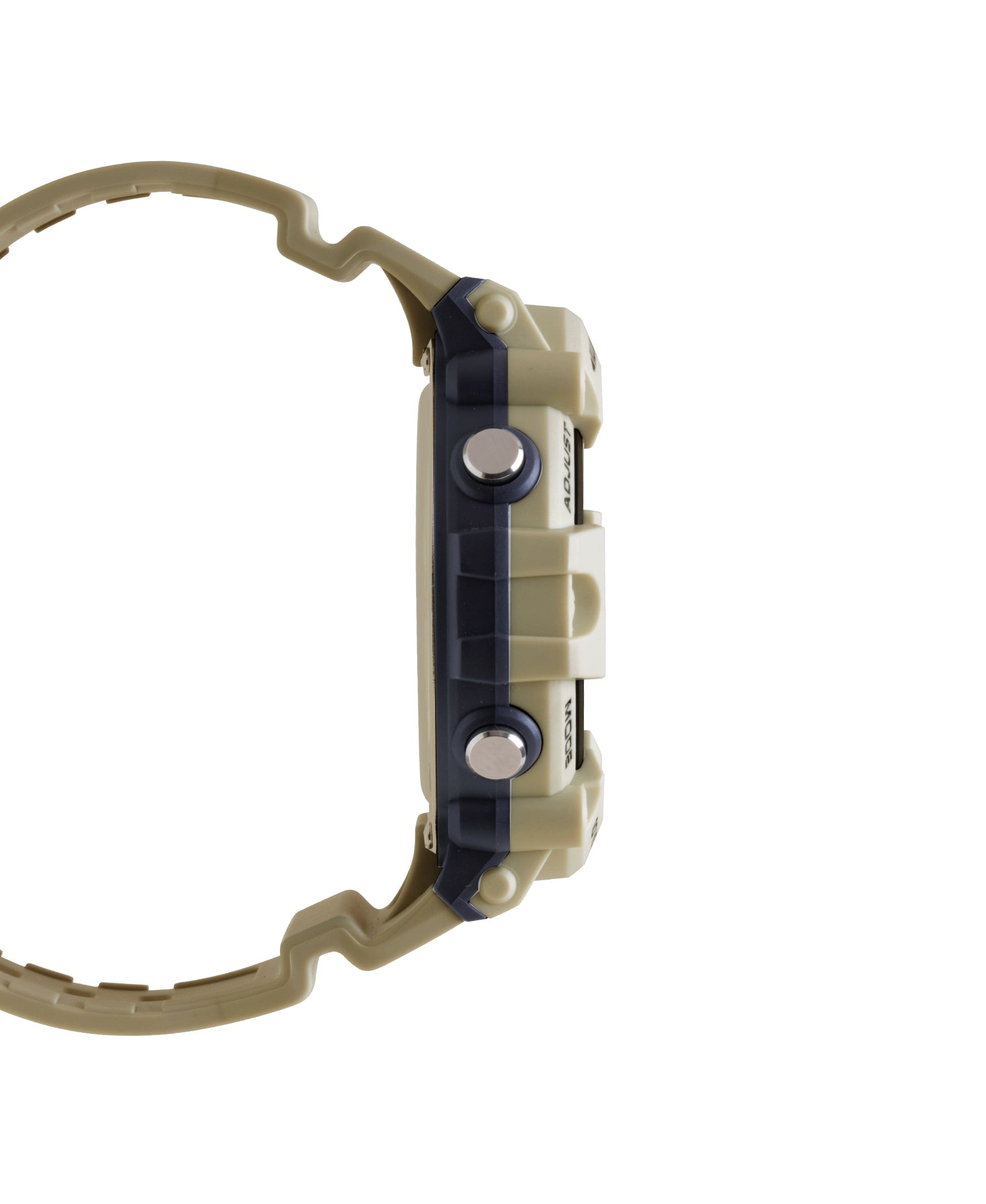Casio Men's Wide Face Digital Tan Resin Strap Watch - Image 2