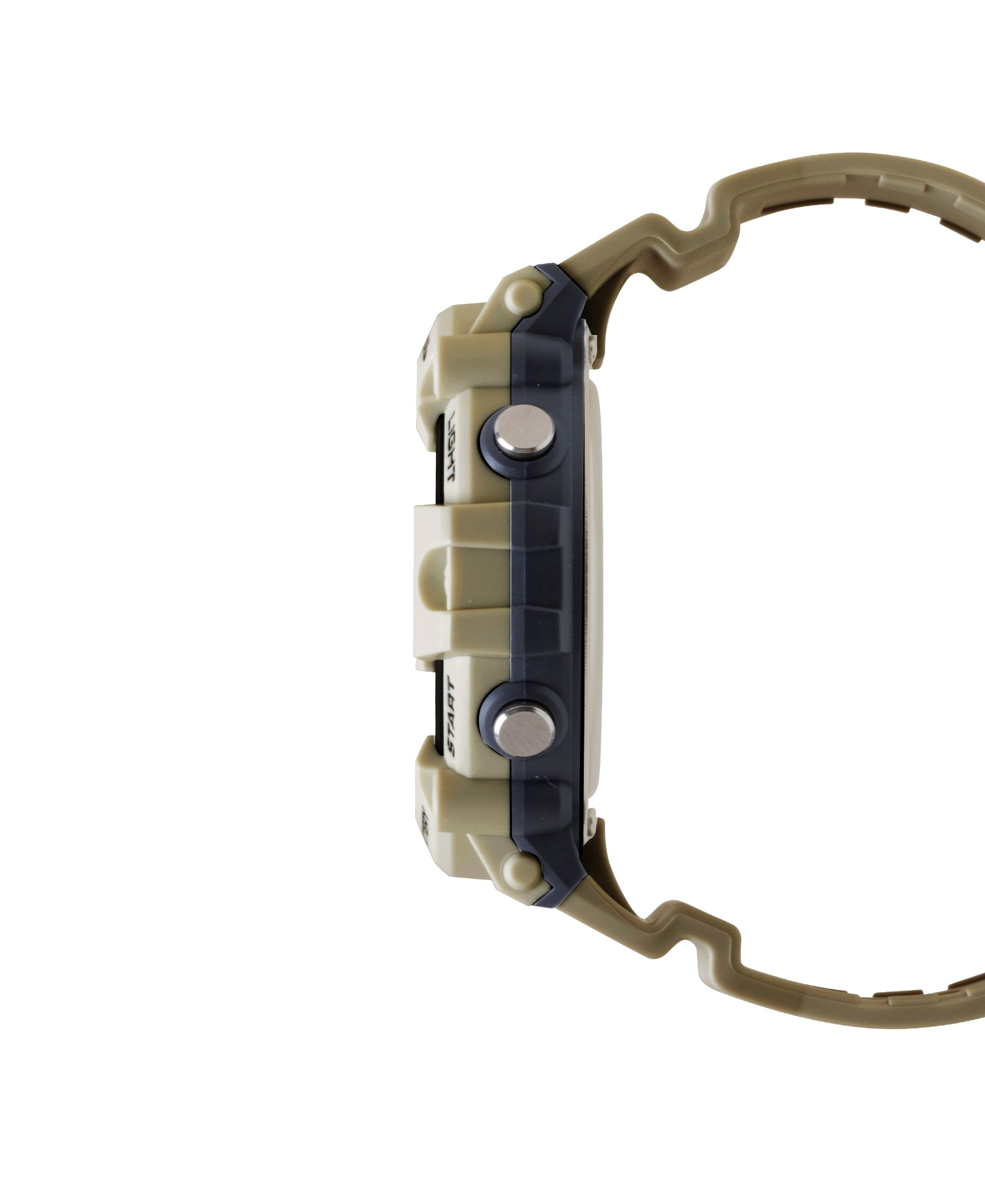 Casio Men's Wide Face Digital Tan Resin Strap Watch - Image 4
