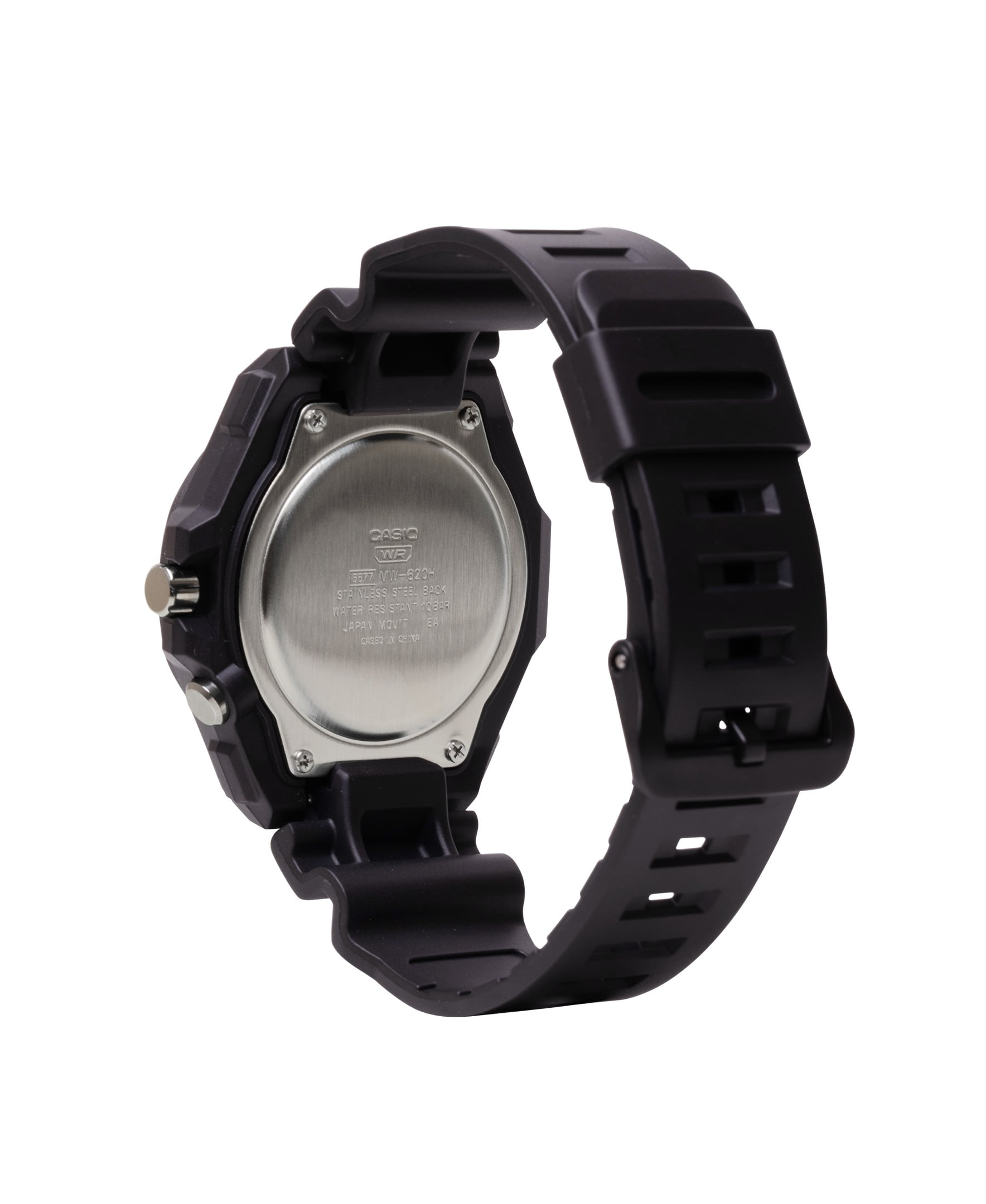 Casio Mens Analog 3-Hands Heavy Duty Wristwatch, Black - Image 2