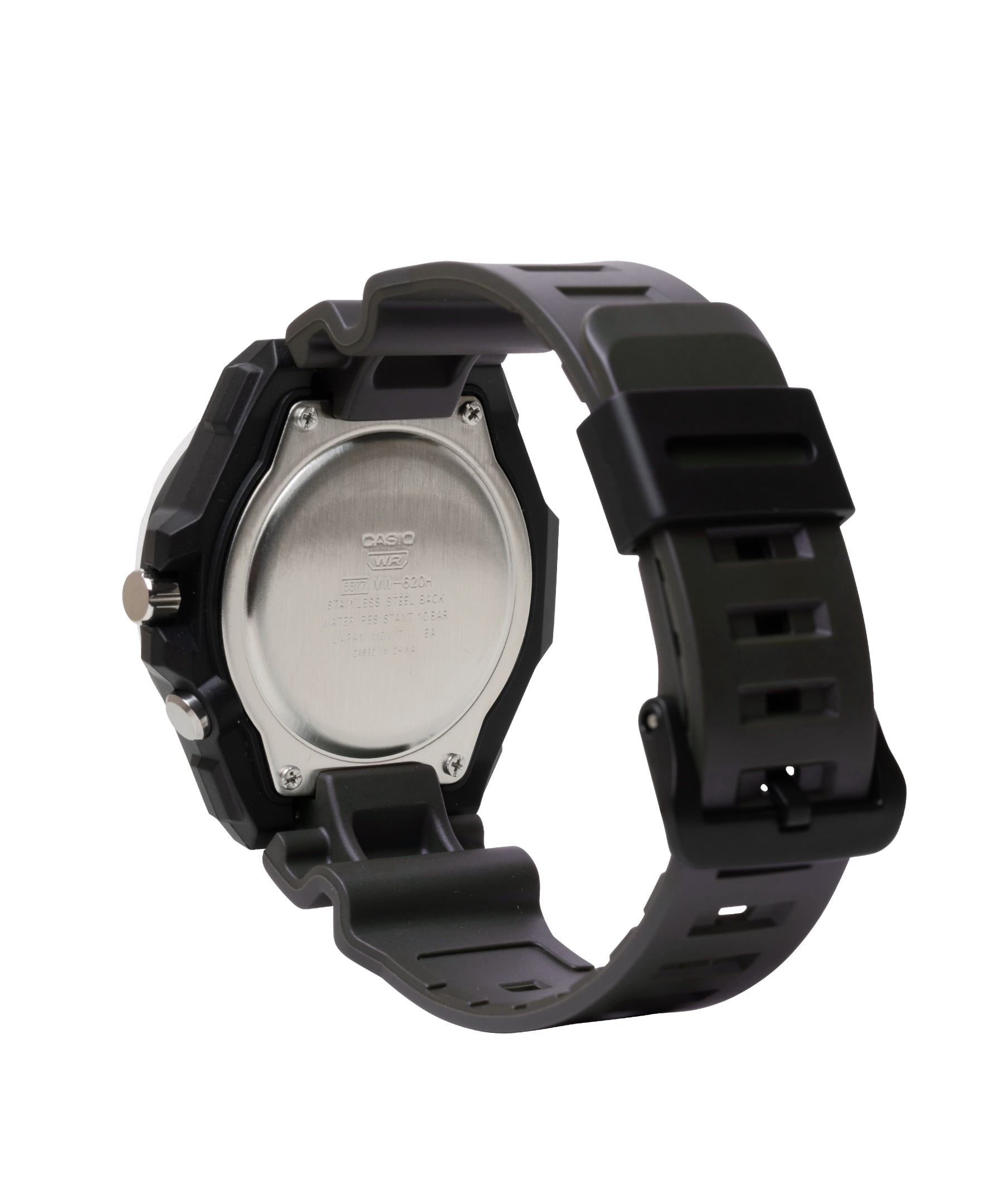 Casio Mens Analog 3-Hands Heavy Duty Wristwatch, Green - Image 2