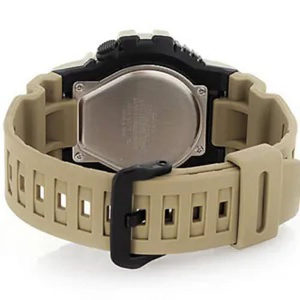 Casio Men's Analog-Digital World Time Watch, Beige - HDC700-3A3V - Image 2