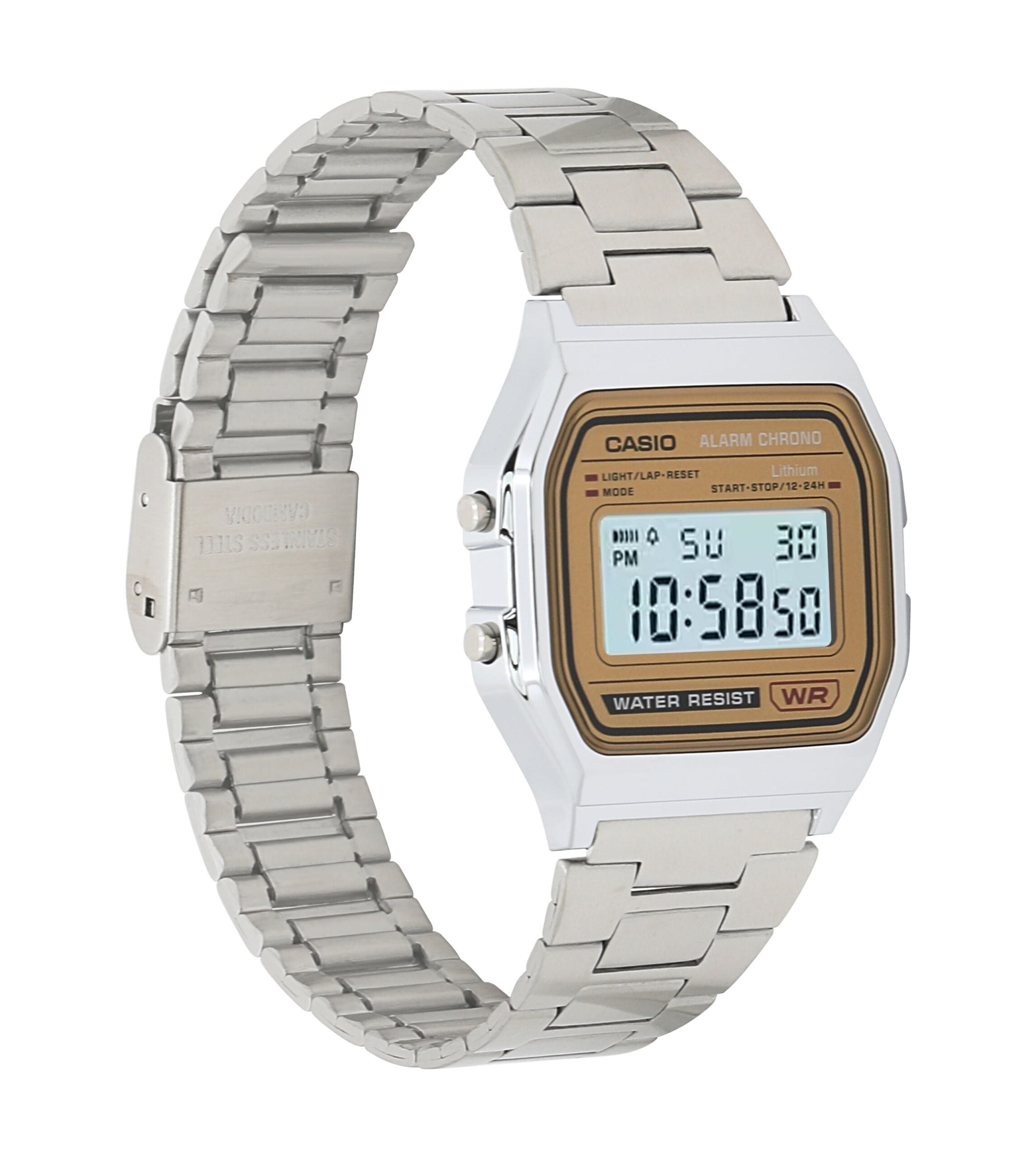 Casio Mens Digital Adult Metal Watch - Image 5