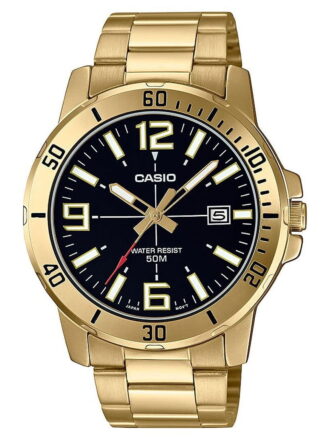 Casio Men's Diver-Style Stainless Steel Watch MTPVD01G-1BV