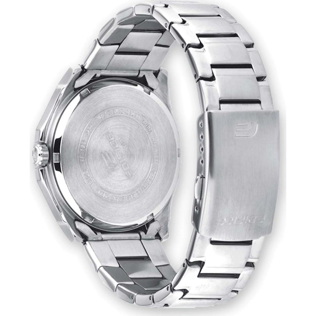 Casio Men's Edifice Classic Stainless Steel Bracelet Watch with Black Dial - EFB108D-1AV - Image 2