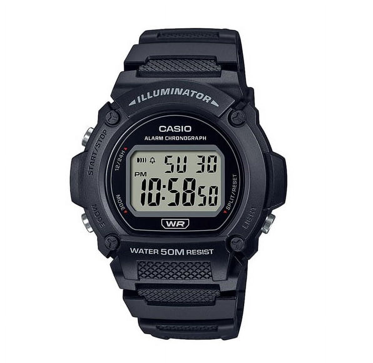Casio Mens Hd Digital Sports Watch, Black - Image 3