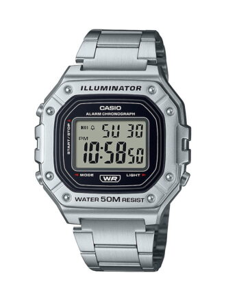 Casio Men's Heavy Metal Digital Wristwatch, Black, W218H Series