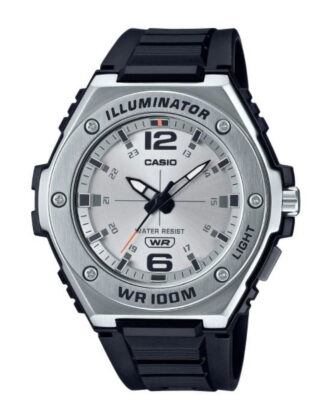 Casio Men's Metal Bezel Analog Watch MWA100H-7AV